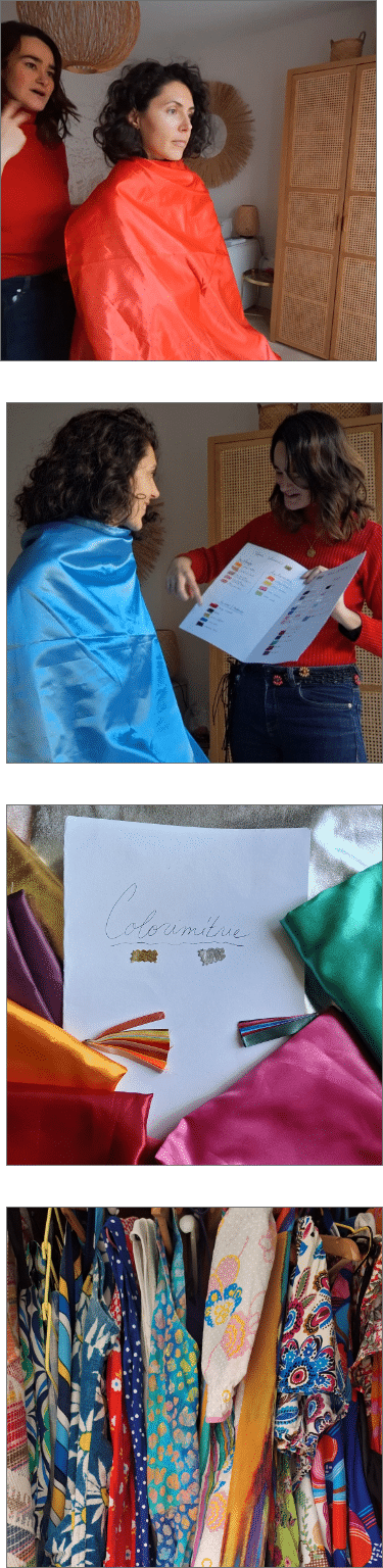 Conseillère en image en séance avec cliente – Self & Style